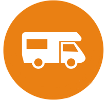 Camping car : bornes de paiement pour parking, eau, électricité; vidange