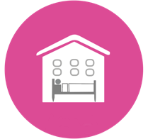 Borne de paiement pour la réservation d'une chambre d'hôtel